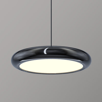 3-Light Modern Black Circular Island Pendant Light