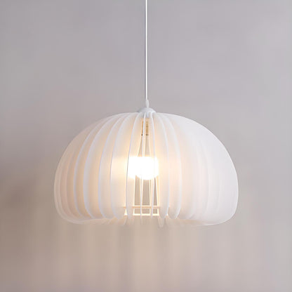 3-Light Modern White Pumpkin Island Pendant Light