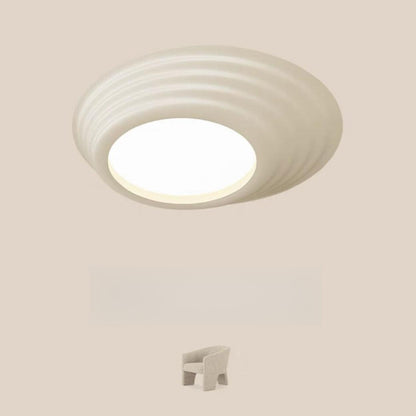 Bedroom Minimalist white LED Flush Mount Ceiling Light