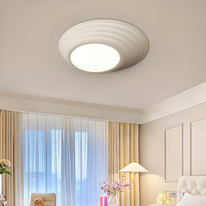 Bedroom Minimalist white LED Flush Mount Ceiling Light