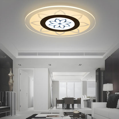 Bedroom Round Blossom LED Flush Mount Ceiling Light