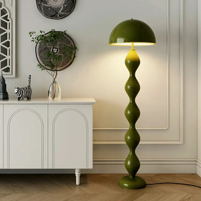 Creative Green Mushroom Metal LED Modern Floor Lamp