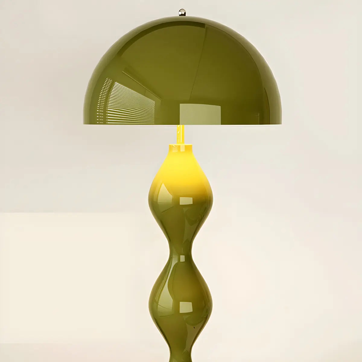 Creative Green Mushroom Metal LED Modern Floor Lamp