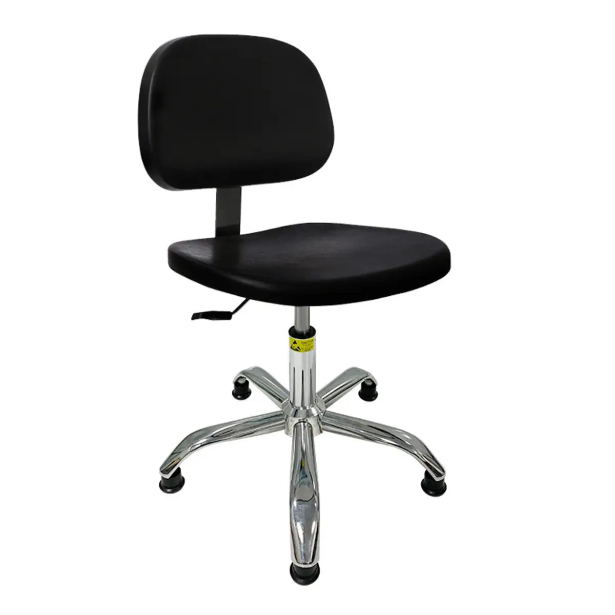 Ergonomic Metal Adjustable Office Stool Black Medium Seat