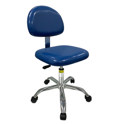 Ergonomic Metal Adjustable Office Stool Black Medium Seat