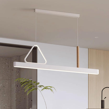 Exquisite Triangle and Linear Island Pendant Light