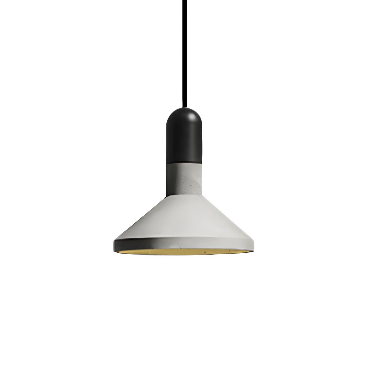 Industrial Concrete Wood Dining Table  Pendant Light