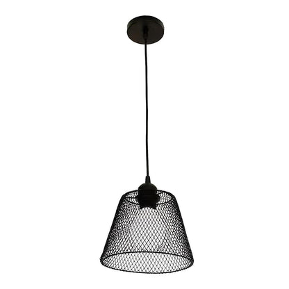 Industrial Metal Mesh Pendant Light Adjustable Height