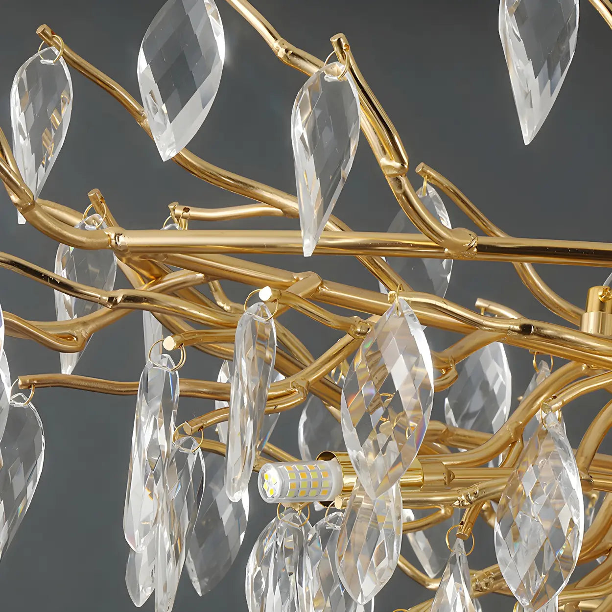 Luxury Crystal Tree Branch Chandelier Living Room