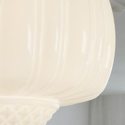 Mini White Semi-Flush Mount Light Bedroom Hallway