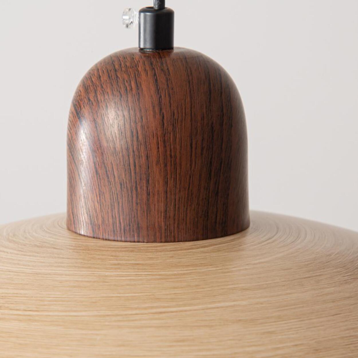 Minimalist Adjustable Height Wooden Pendant Light