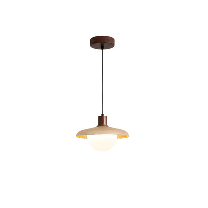 Minimalist Adjustable Height Wooden Pendant Light