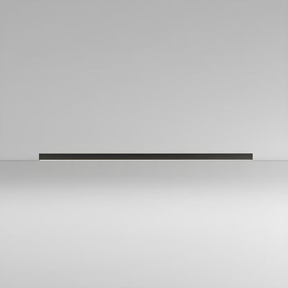 Minimalist Linear Black LED Flush Mount Ceiling Light