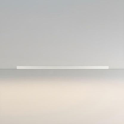 Minimalist Linear Black LED Flush Mount Ceiling Light