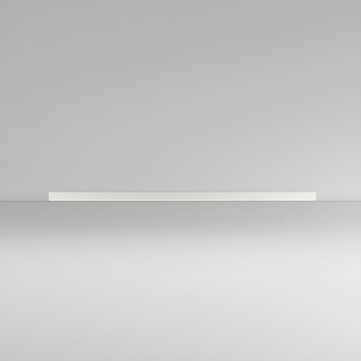 Minimalist Linear Black LED Flush Mount Ceiling Light