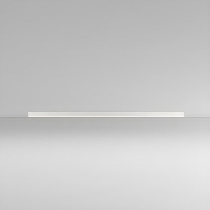 Minimalist Linear Black LED Flush Mount Ceiling Light