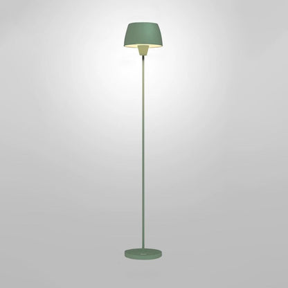 Minimalist Modern Green Barrel Metal Floor Lamp