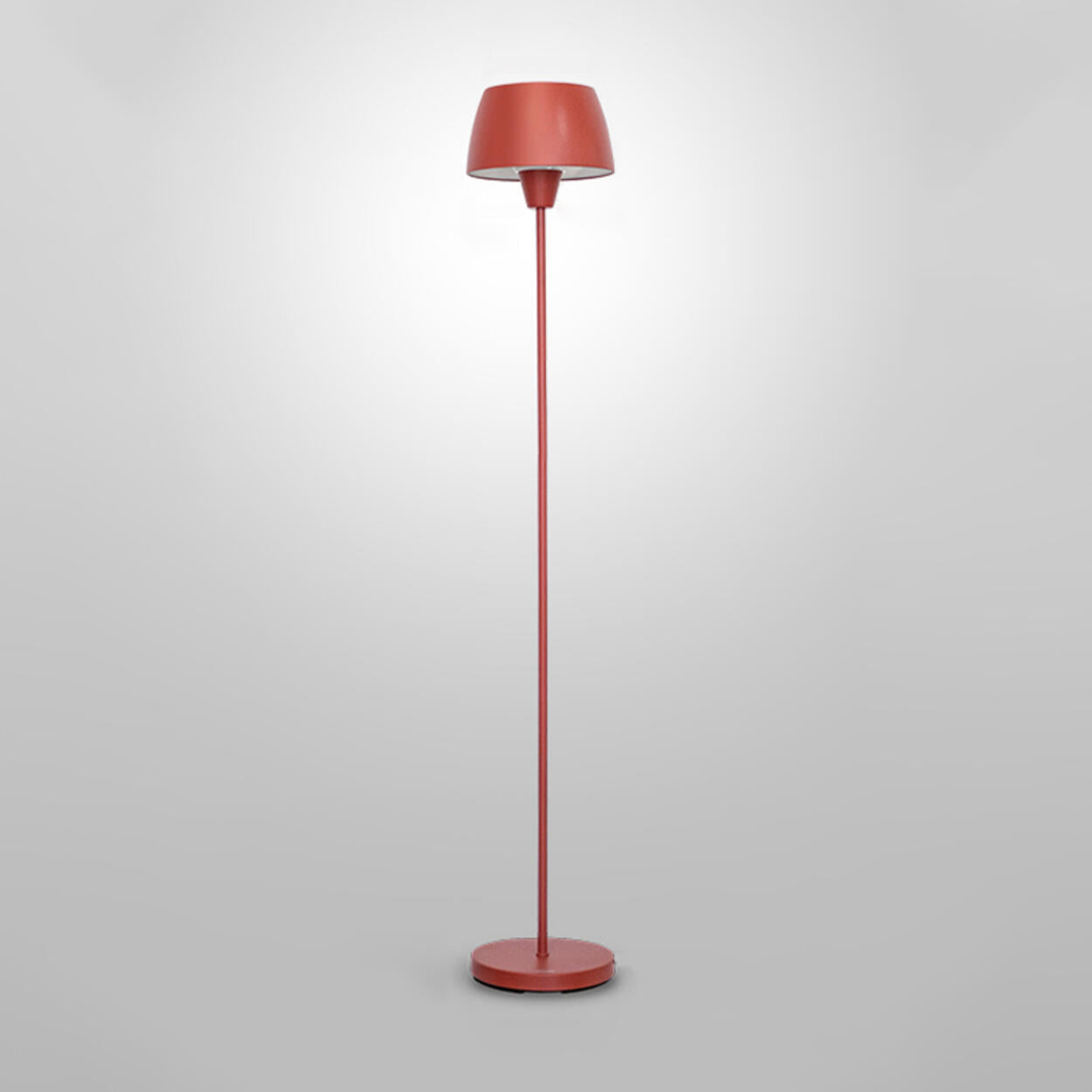 Minimalist Modern Green Barrel Metal Floor Lamp