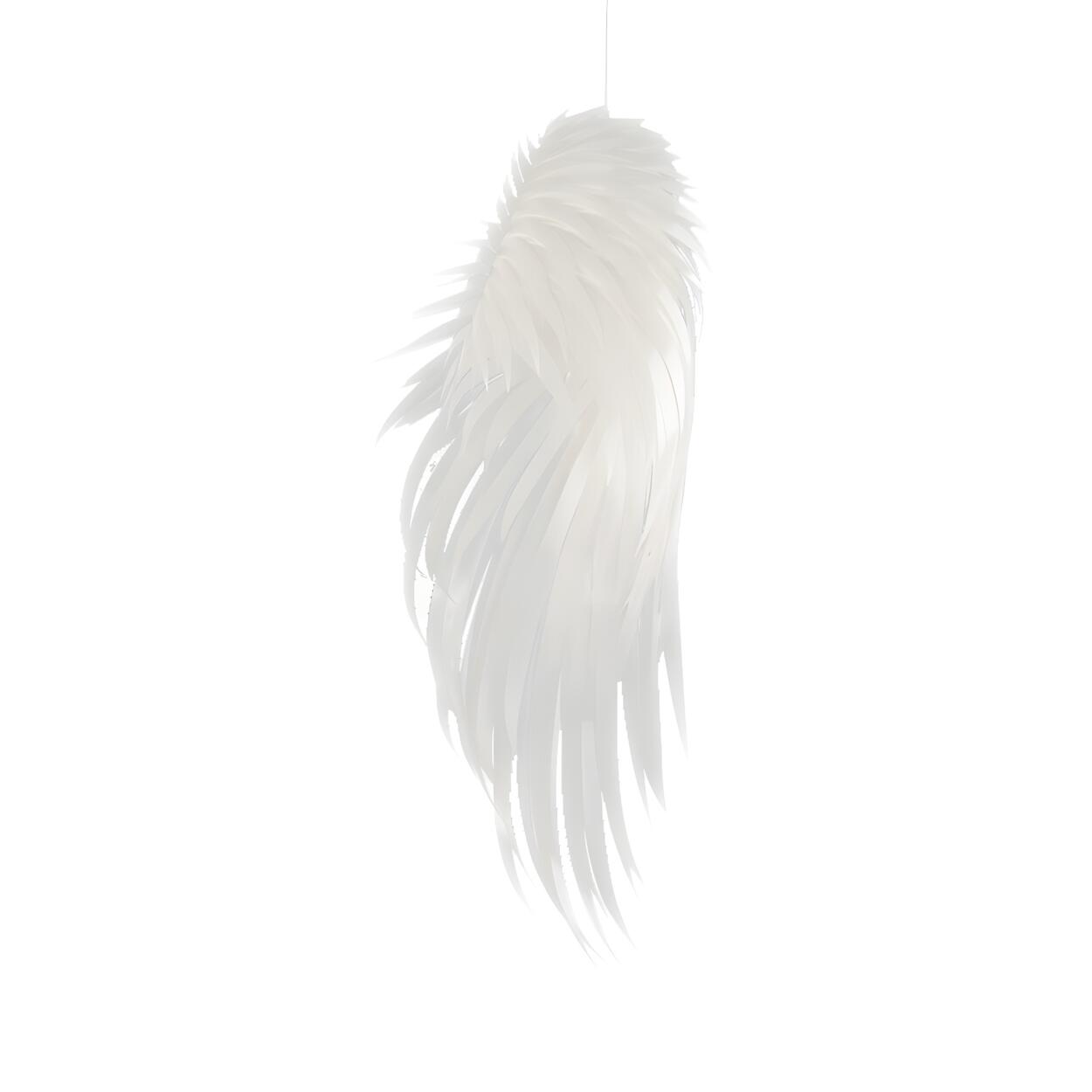 Modern Bedroom Stylish Feather White Pendant Light