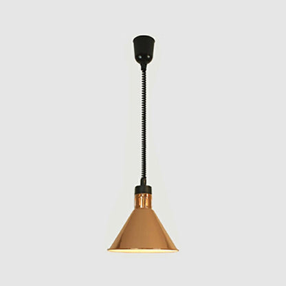 Modern Colorful Cone Metal Dining Room Pendant Light