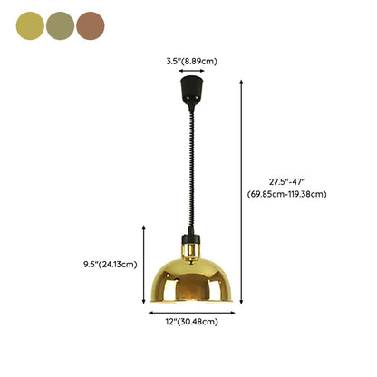 Modern Colorful Cone Metal Dining Room Pendant Light