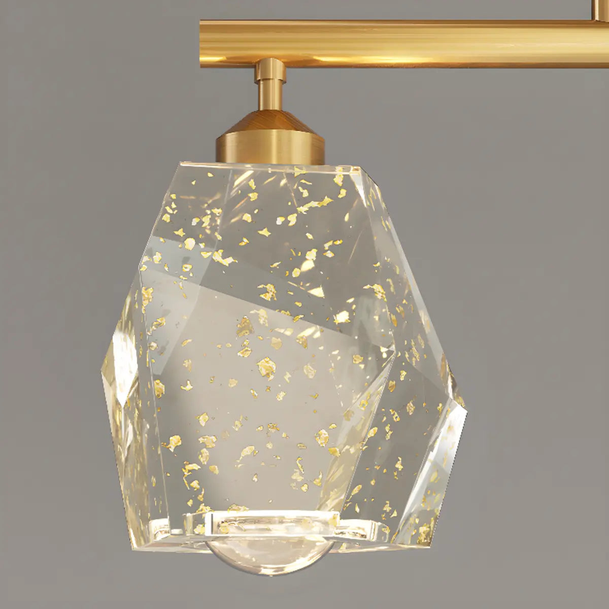 Modern Geometric Gold Pendant Light Kitchen Island Large