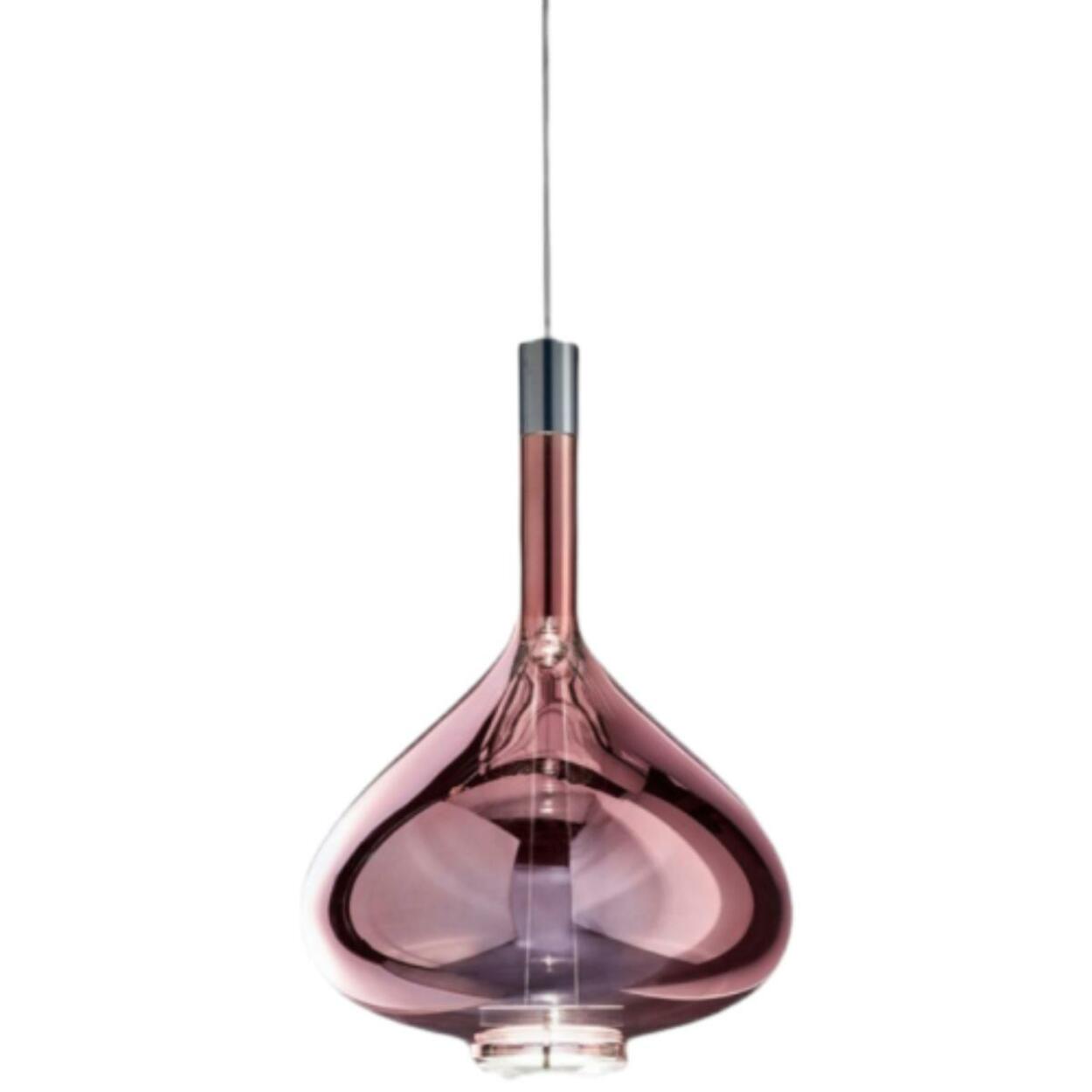 Modern Glass Teardrop LED Pendant Light Flexible Length