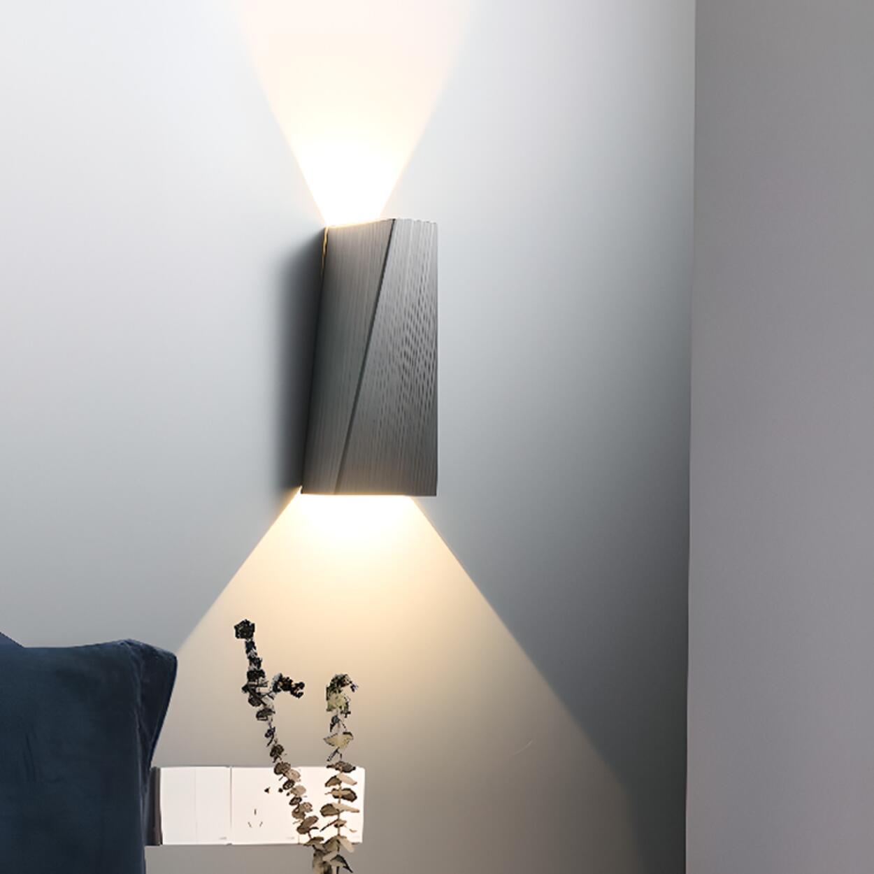 Modern Minimalist Geometric Up Down Wall Sconce