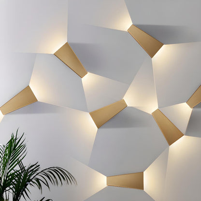 Modern Minimalist Geometric Up Down Wall Sconce