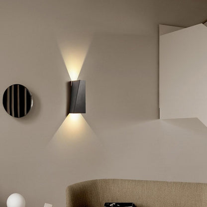 Modern Minimalist Geometric Up Down Wall Sconce