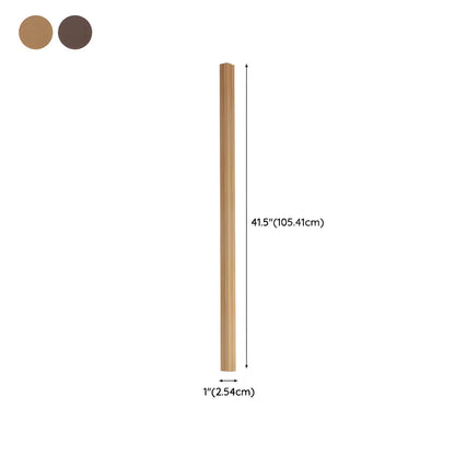 Modern Minimalist Vertical Wood Design Floor Lamp