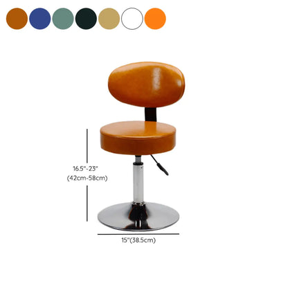 Modern Swivel Office Stool Alloy Multiple Colors