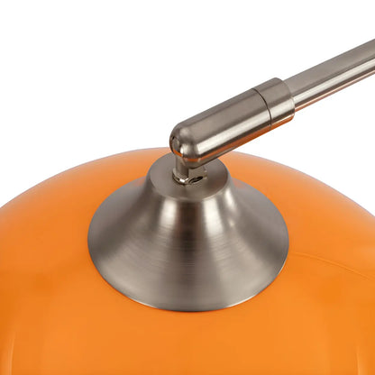 Orange Dome Modern Arched Metal LED Floor Light