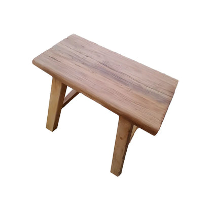 Oriental Natural Finish Wood Entryway Bench with Legs