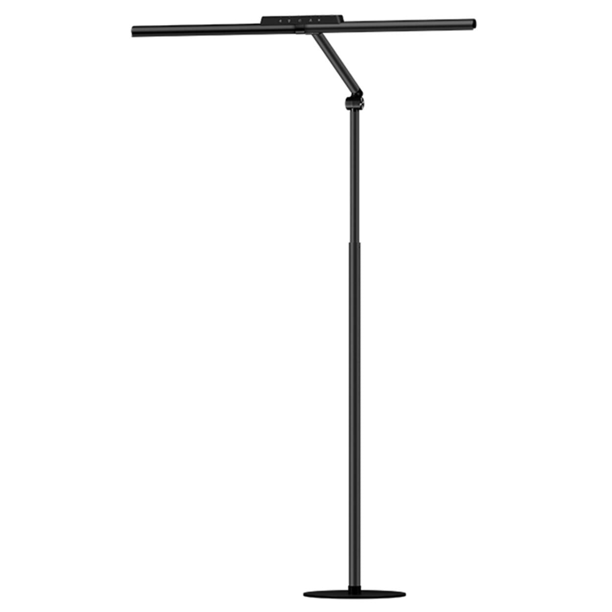 Sleek Modern Sliver Linear Adjustable LED Floor Lamp